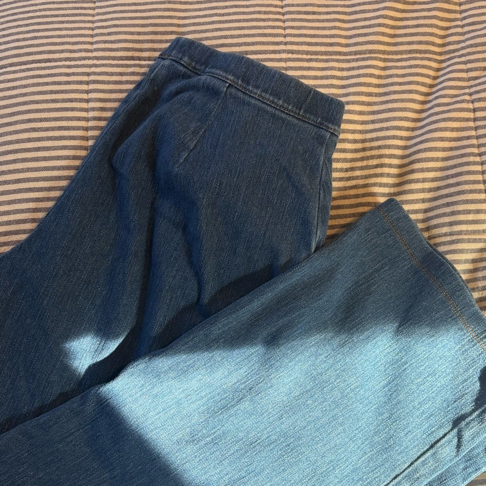 L.L. Bean Women's Perfect Fit Pants, Denim Straight-Leg